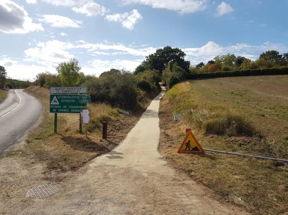 chemin forestier à Prunay-en-Yvelines